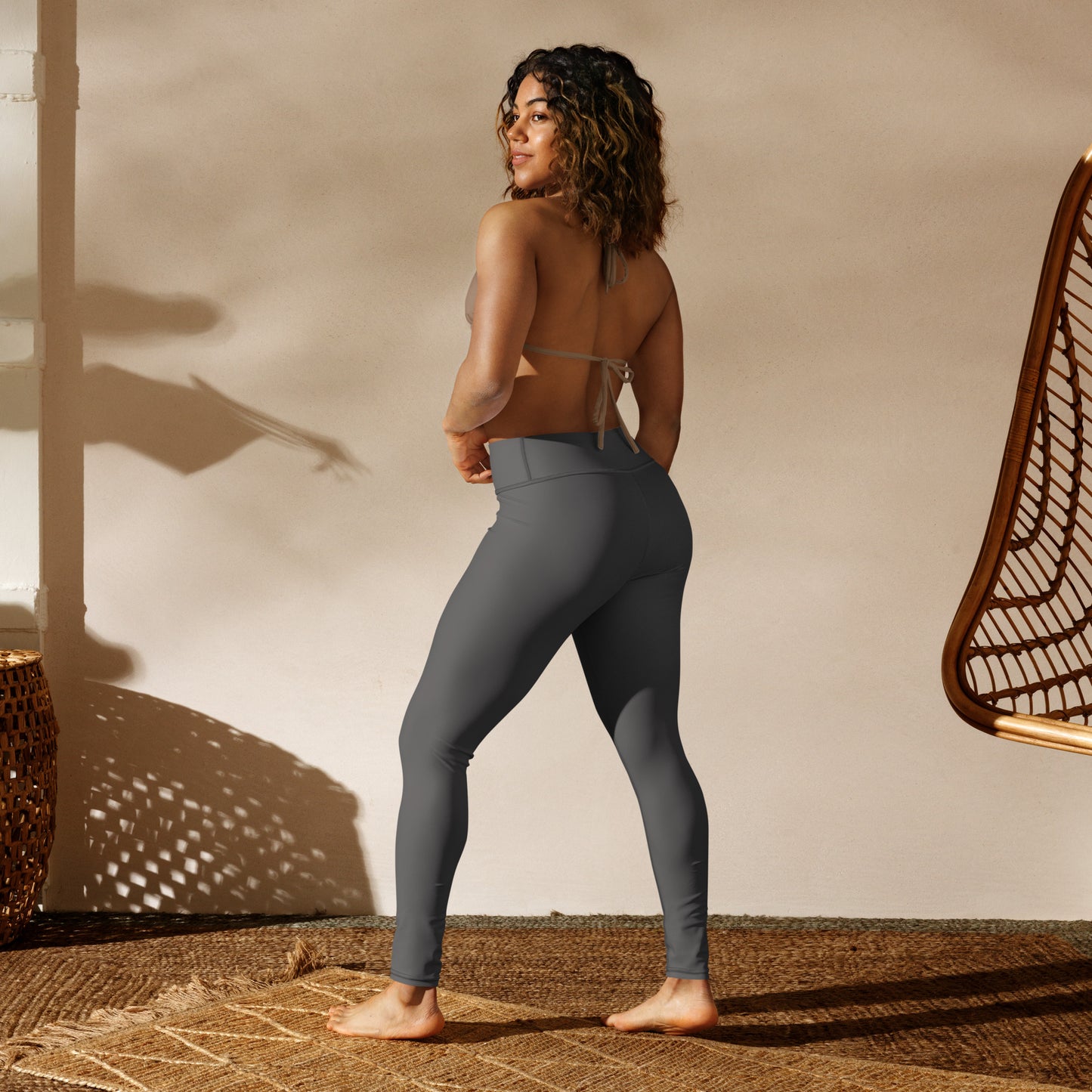 Leggings - Einfarbig grau