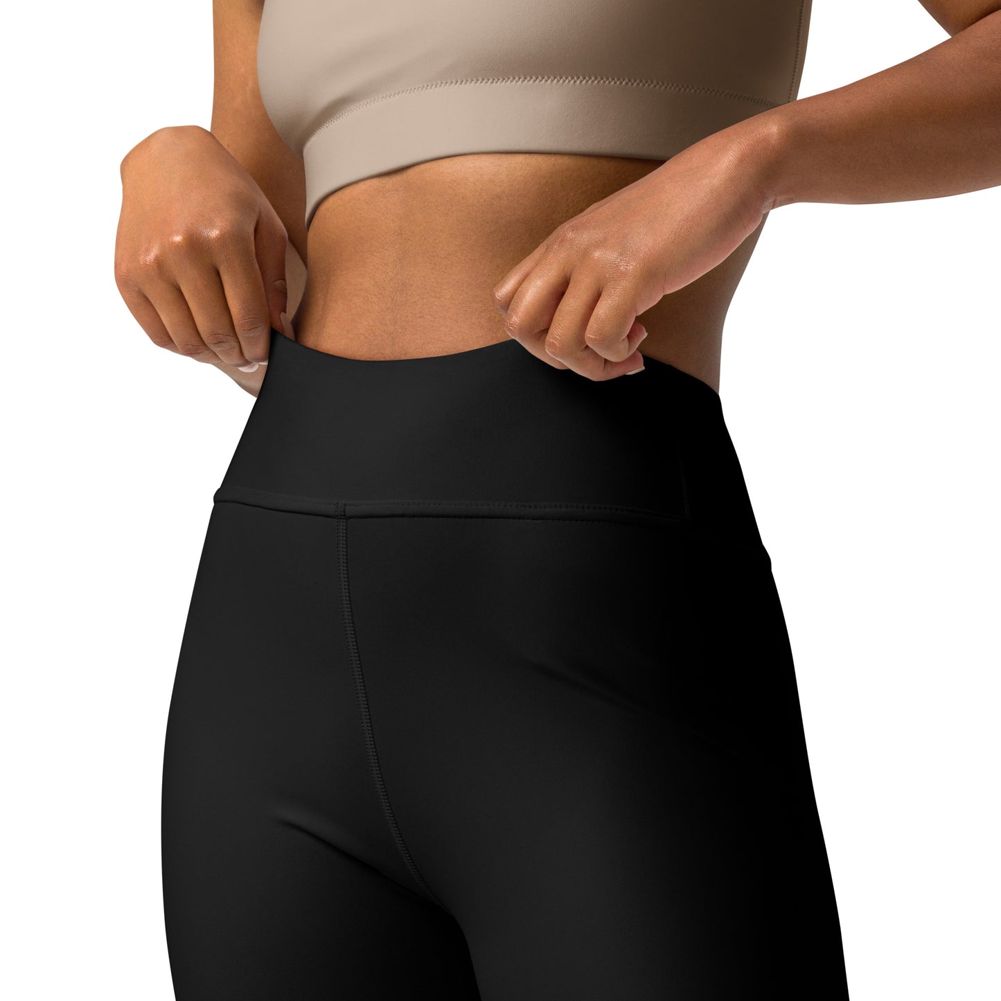 Leggings - Einfarbig Schwarz-Convali