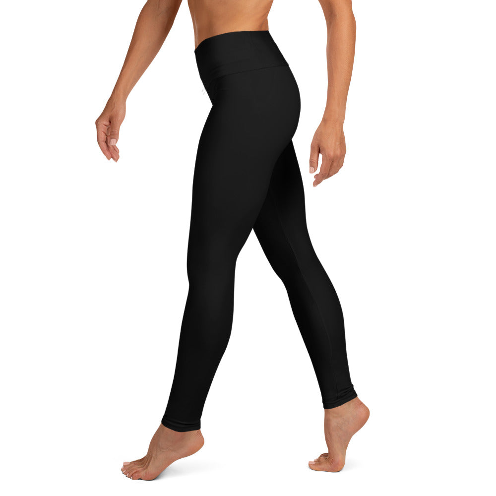 Leggings - Einfarbig Schwarz-Convali