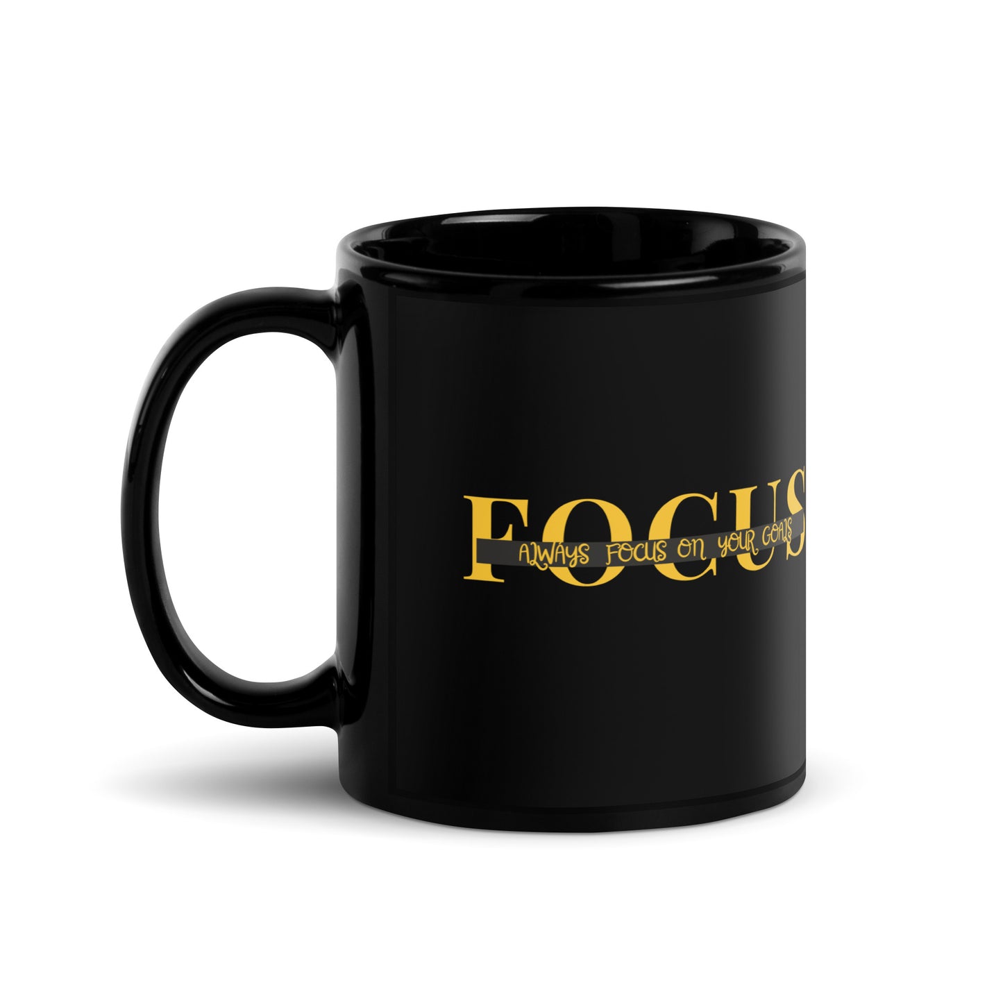 Tasse „FOCUS – Always focus on your goals“ – Motivation für jeden Tag