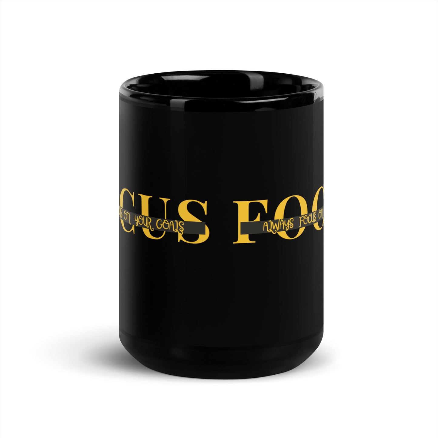 Tasse „FOCUS – Always focus on your goals“ – Motivation für jeden Tag