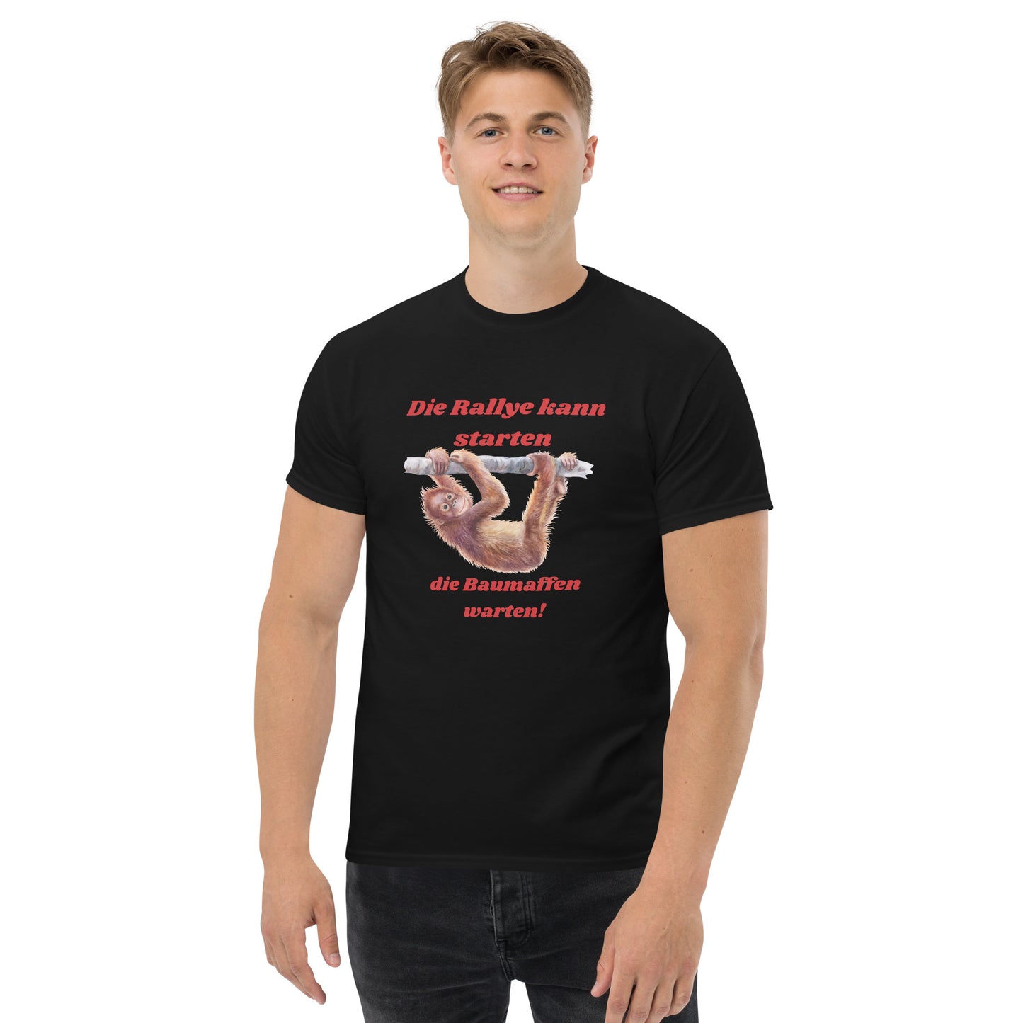 Klassisches -T-Shirt - Die Rallye kann starten