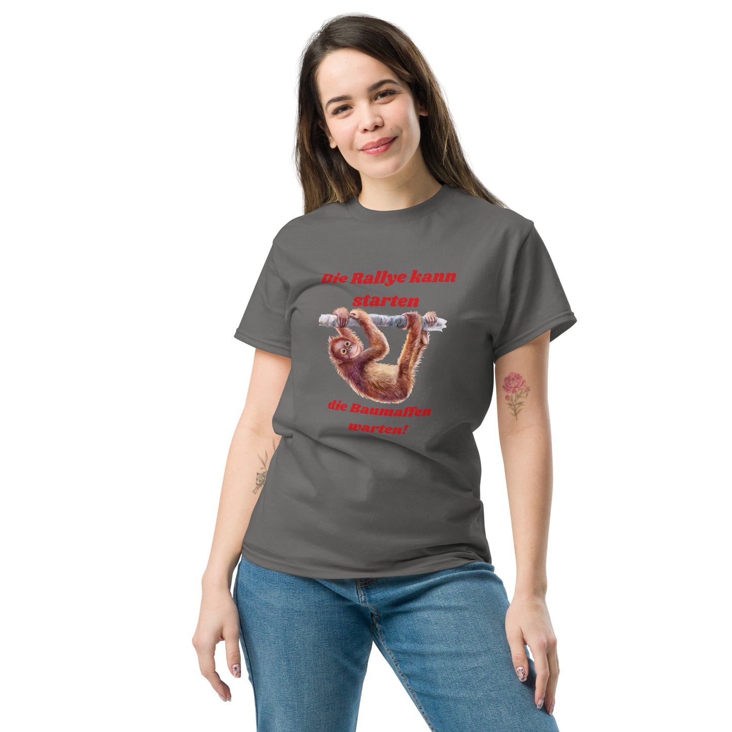 Klassisches -T-Shirt - Die Rallye kann starten