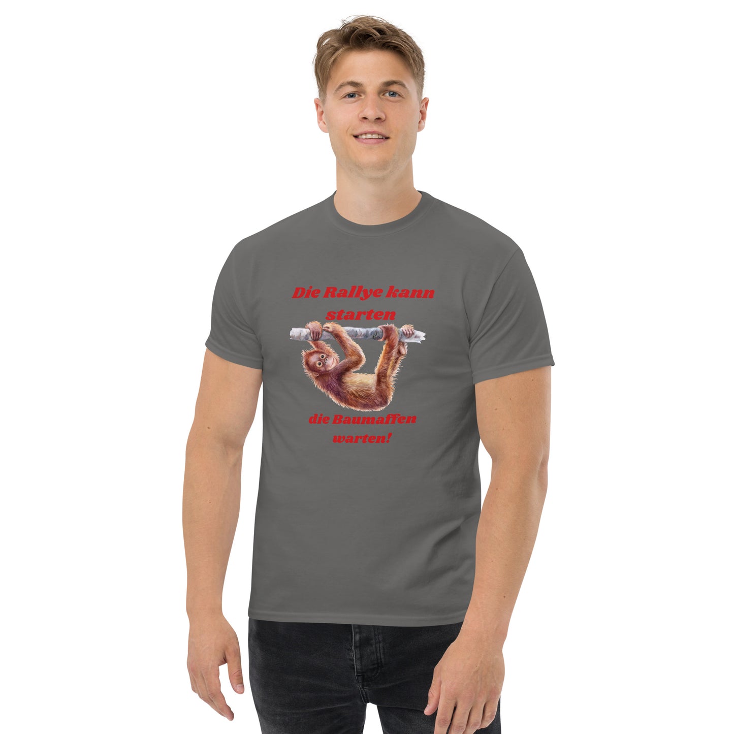 Klassisches -T-Shirt - Die Rallye kann starten