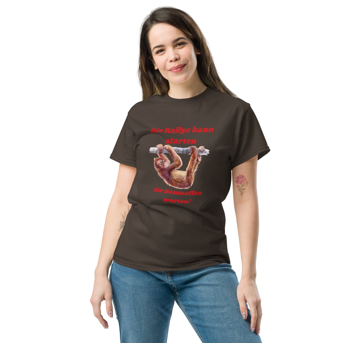 Klassisches -T-Shirt - Die Rallye kann starten