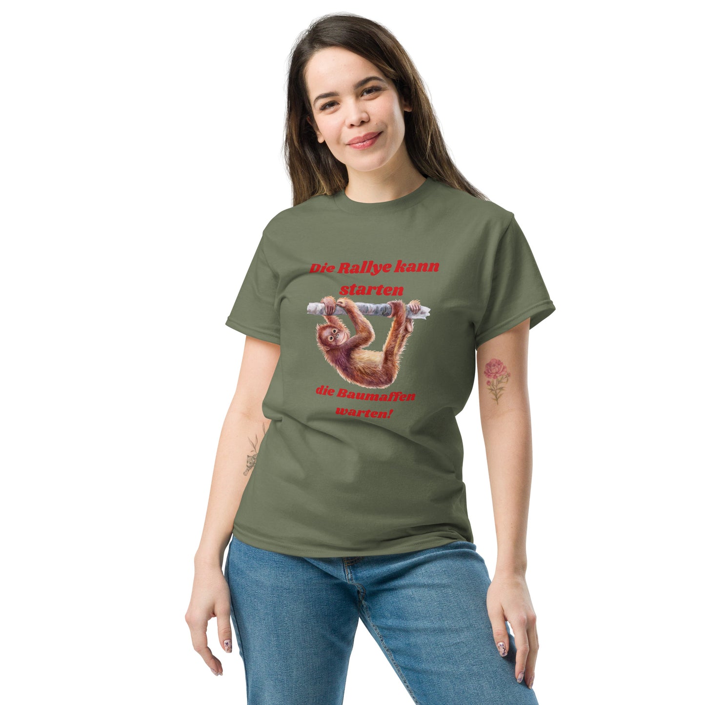 Klassisches -T-Shirt - Die Rallye kann starten