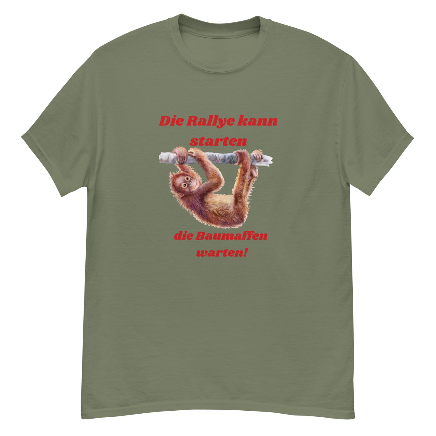 Klassisches -T-Shirt - Die Rallye kann starten
