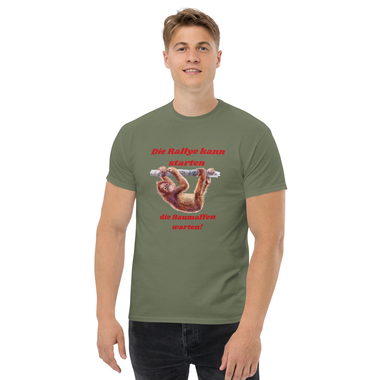 Klassisches -T-Shirt - Die Rallye kann starten