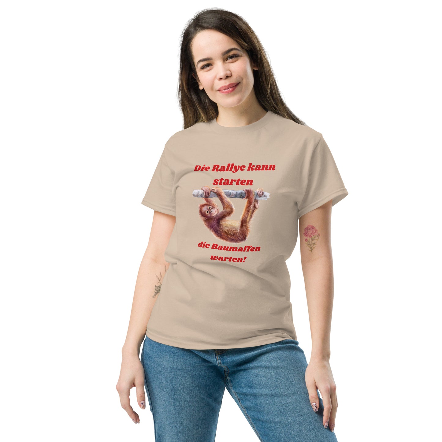 Klassisches -T-Shirt - Die Rallye kann starten