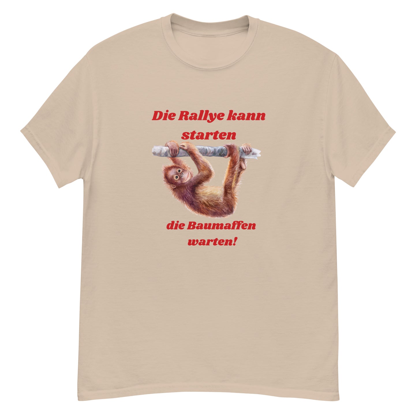 Klassisches -T-Shirt - Die Rallye kann starten