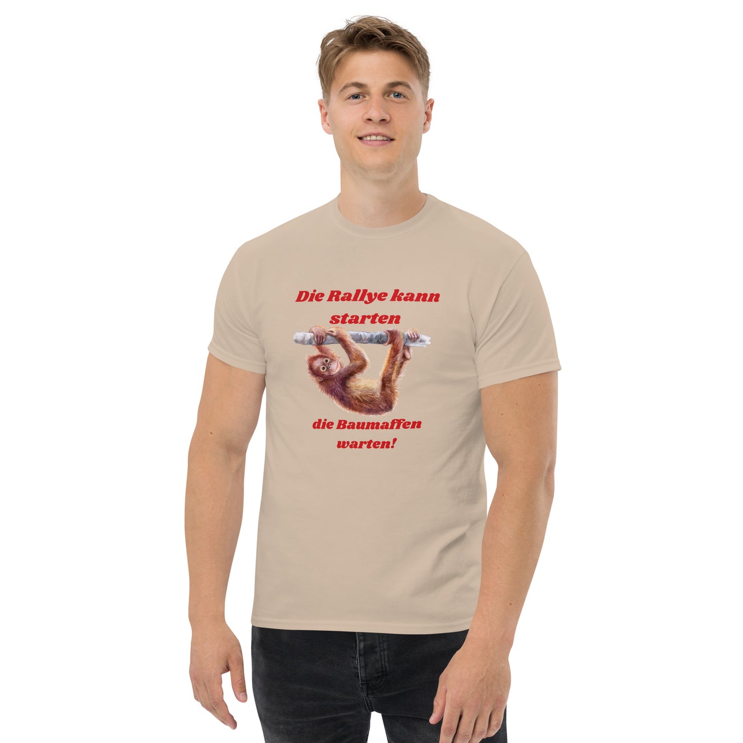 Klassisches -T-Shirt - Die Rallye kann starten