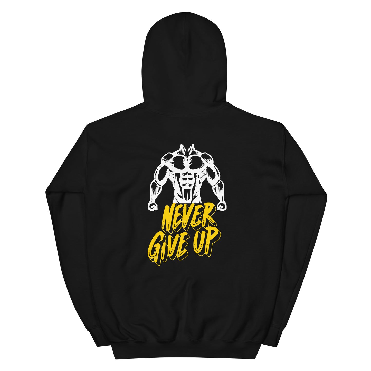 Unisex-Kapuzenpullover - Never give up