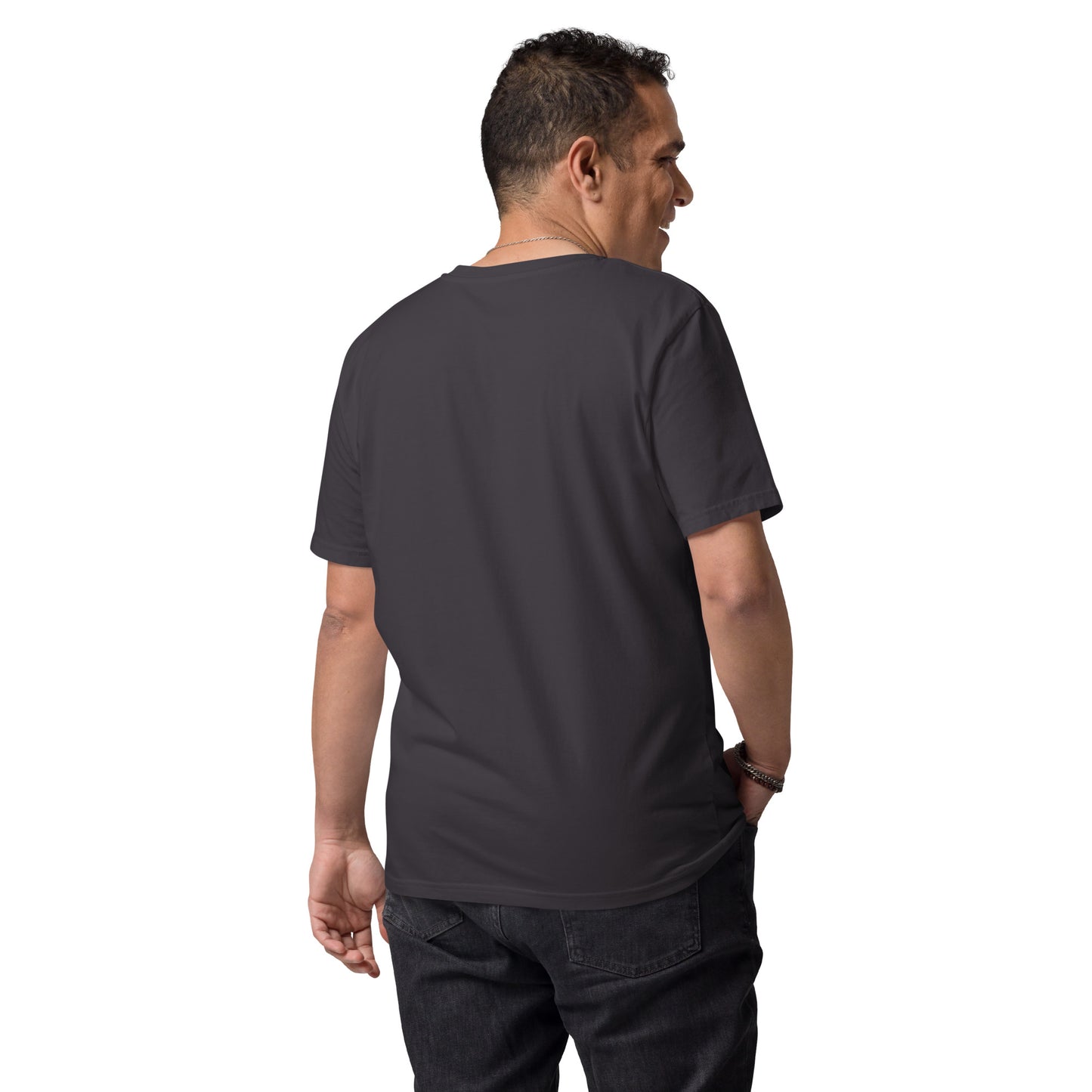 Unisex-Bio-Baumwoll-T-Shirt - Mit Vollgas durch die Zeit