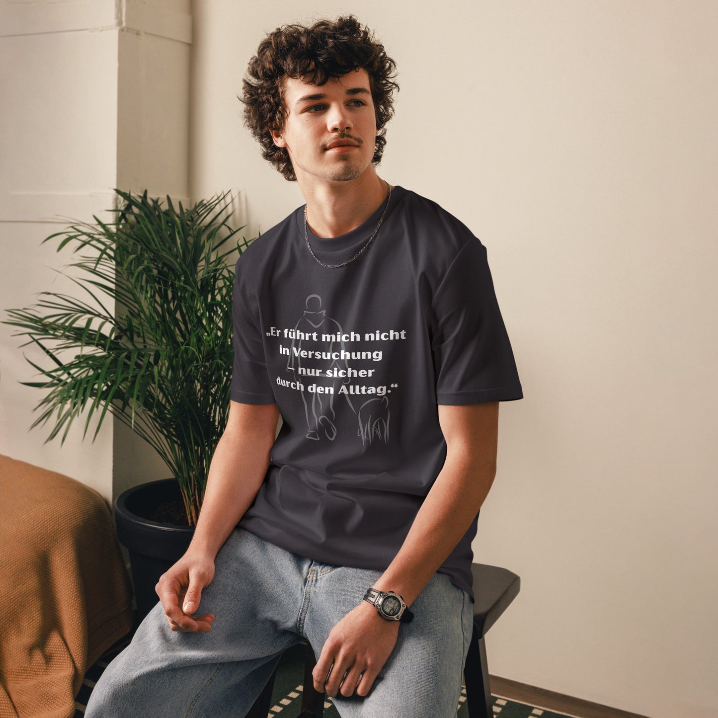 Unisex-Bio-Baumwoll-T-Shirt- Sicher durch den Alltag!