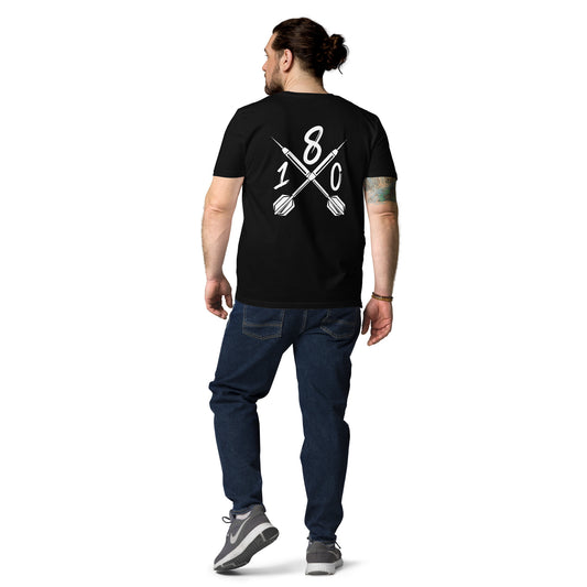 Unisex-Bio-Baumwoll-T-Shirt - Dart 180 schwarz