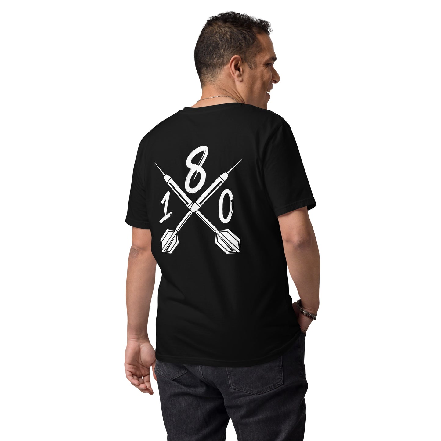 Unisex-Bio-Baumwoll-T-Shirt - Dart 180 schwarz