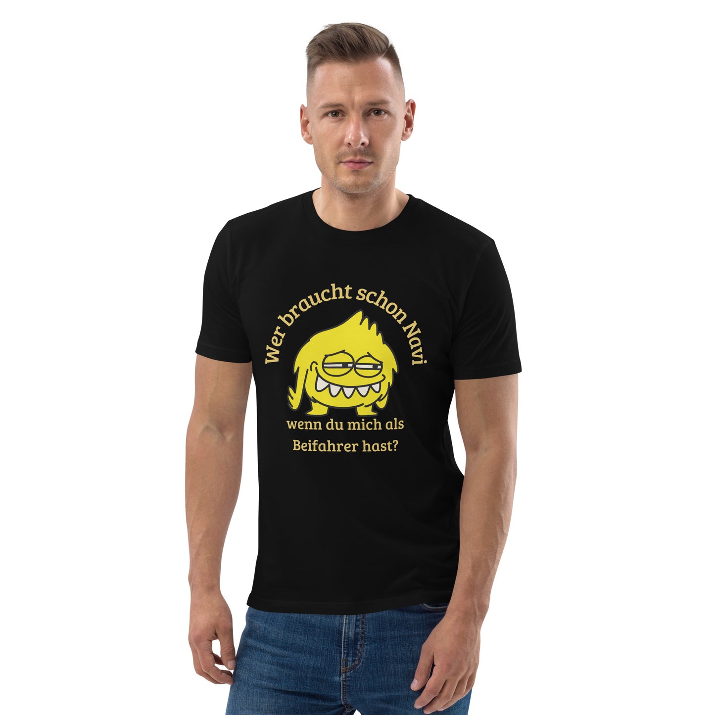 Unisex-Bio-Baumwoll-T-Shirt - Beifahrer