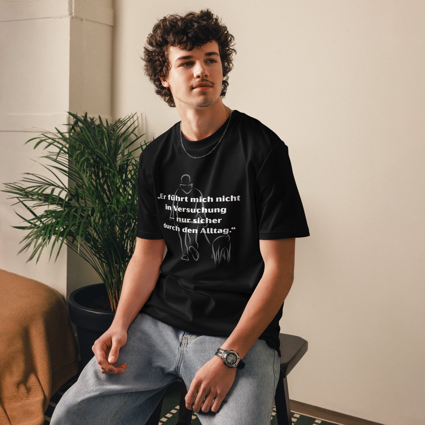 Unisex-Bio-Baumwoll-T-Shirt- Sicher durch den Alltag!
