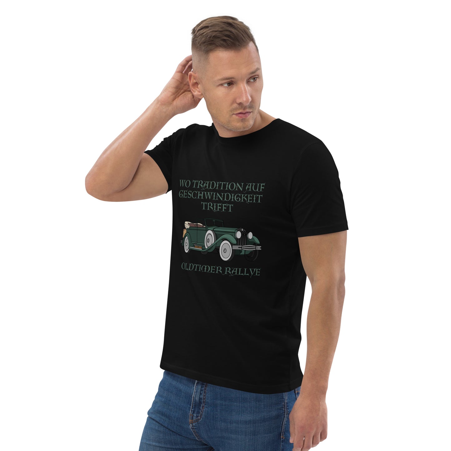 Unisex-Bio-Baumwoll-T-Shirt - Oldtimer Rallye Tradition
