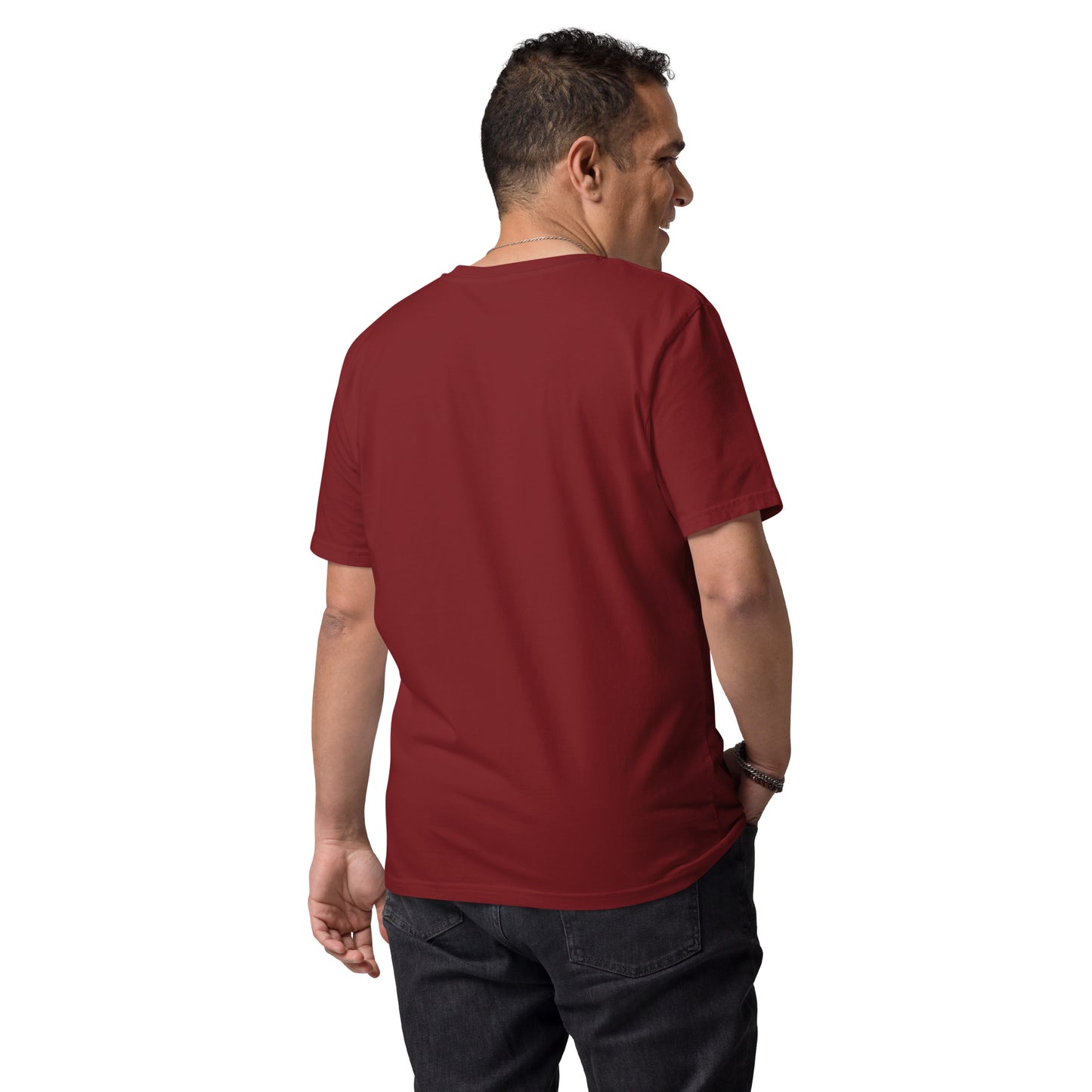 Unisex-Bio-Baumwoll-T-Shirt - Mit Vollgas durch die Zeit