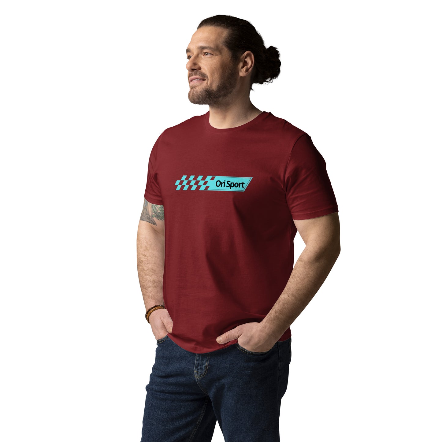 Unisex-Bio-Baumwoll-T-Shirt - Ori Sport Banner