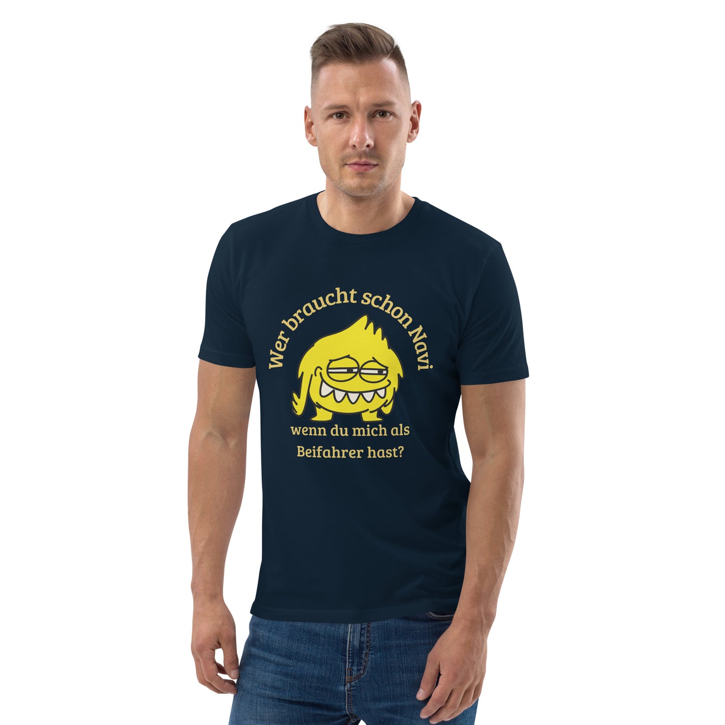 Unisex-Bio-Baumwoll-T-Shirt - Beifahrer
