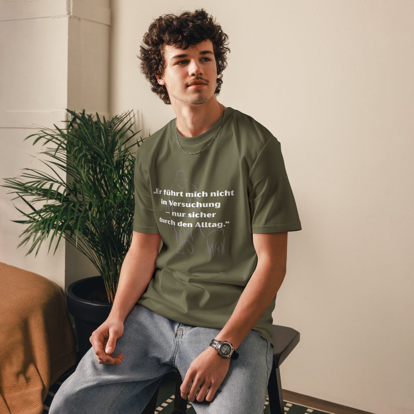Unisex-Bio-Baumwoll-T-Shirt- Sicher durch den Alltag!