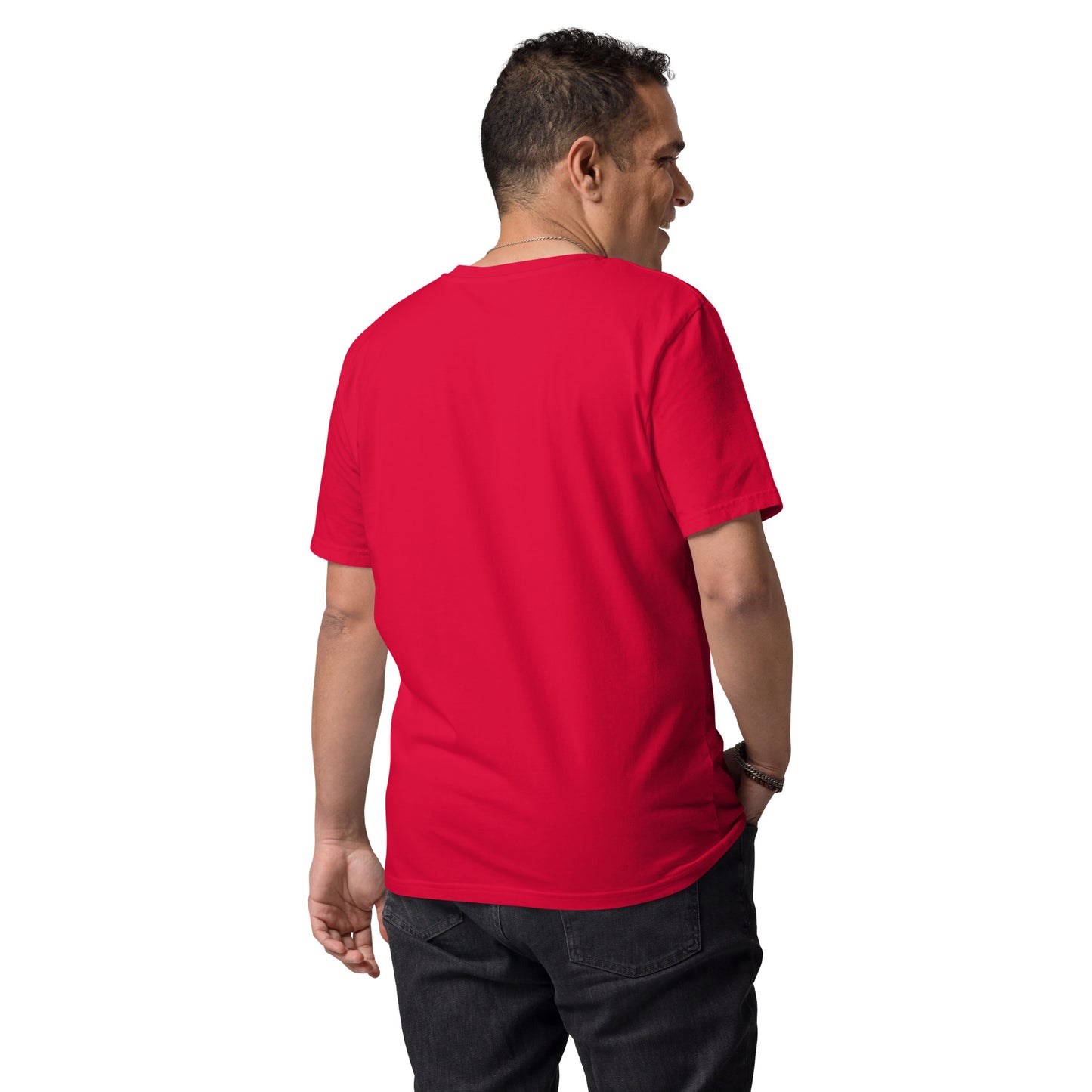 Unisex-Bio-Baumwoll-T-Shirt - Mit Vollgas durch die Zeit