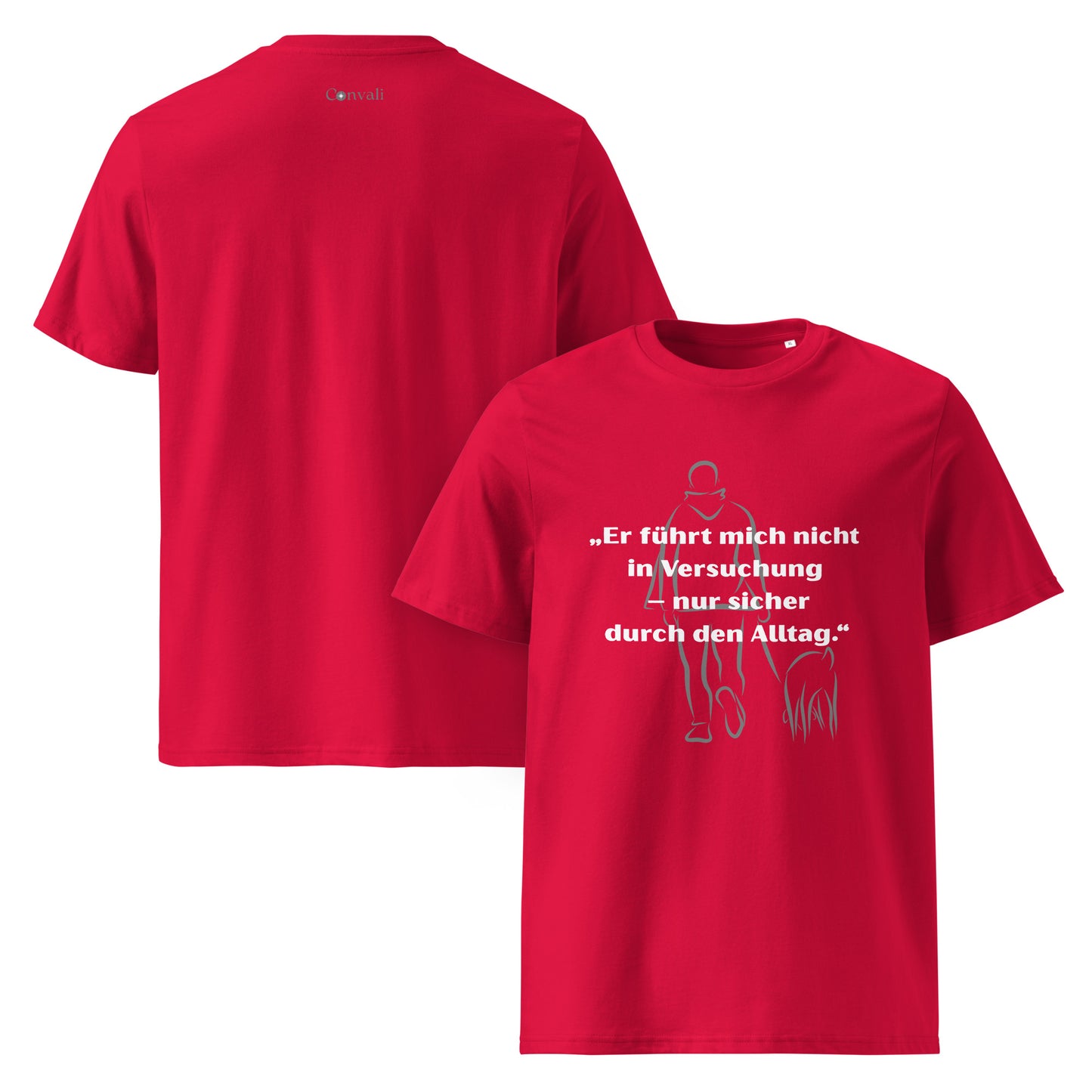 Unisex-Bio-Baumwoll-T-Shirt- Sicher durch den Alltag!