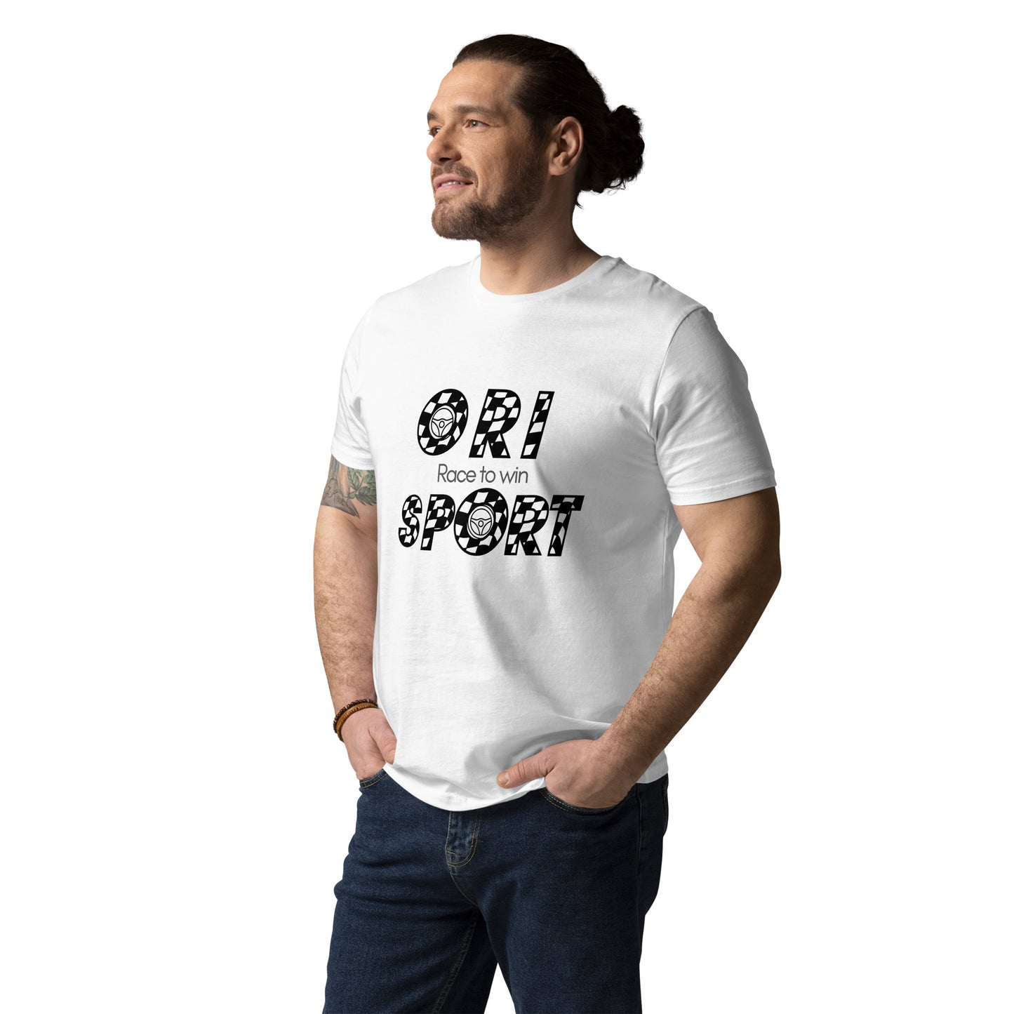 Unisex-Bio-Baumwoll-T-Shirt Ori Sport - Race to win