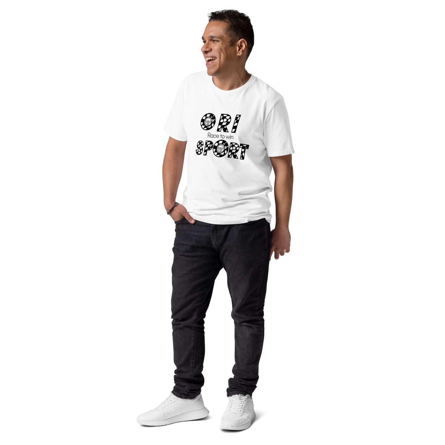 Unisex-Bio-Baumwoll-T-Shirt Ori Sport - Race to win