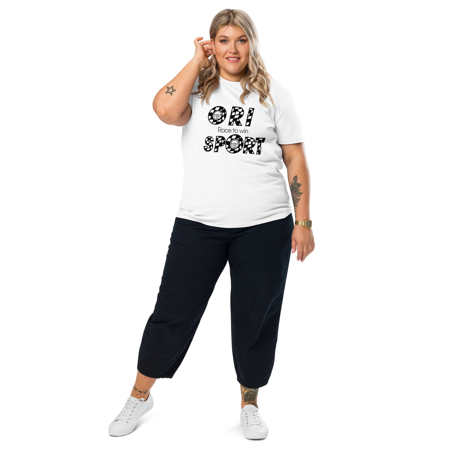 Unisex-Bio-Baumwoll-T-Shirt Ori Sport - Race to win