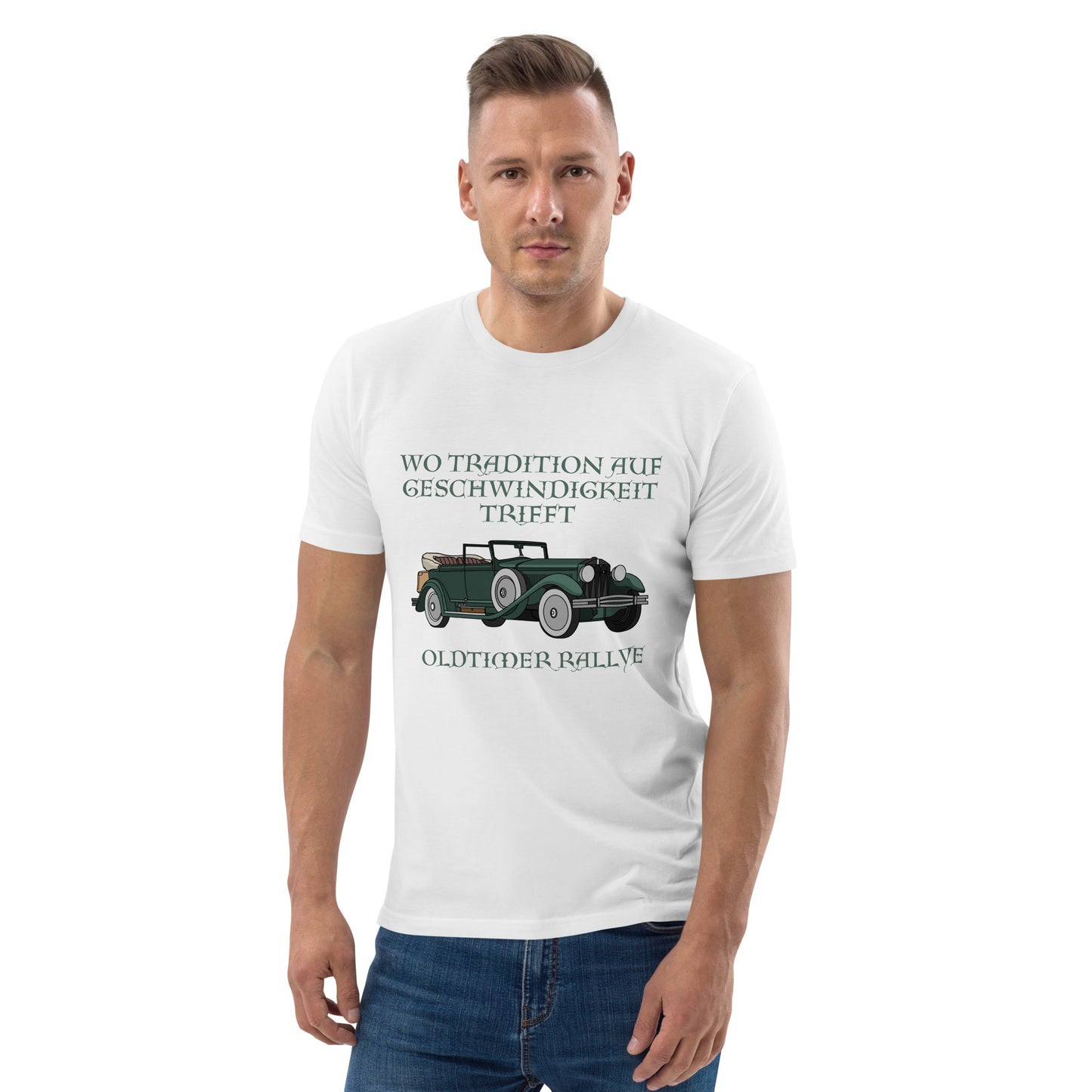Unisex-Bio-Baumwoll-T-Shirt - Oldtimer Rallye Tradition