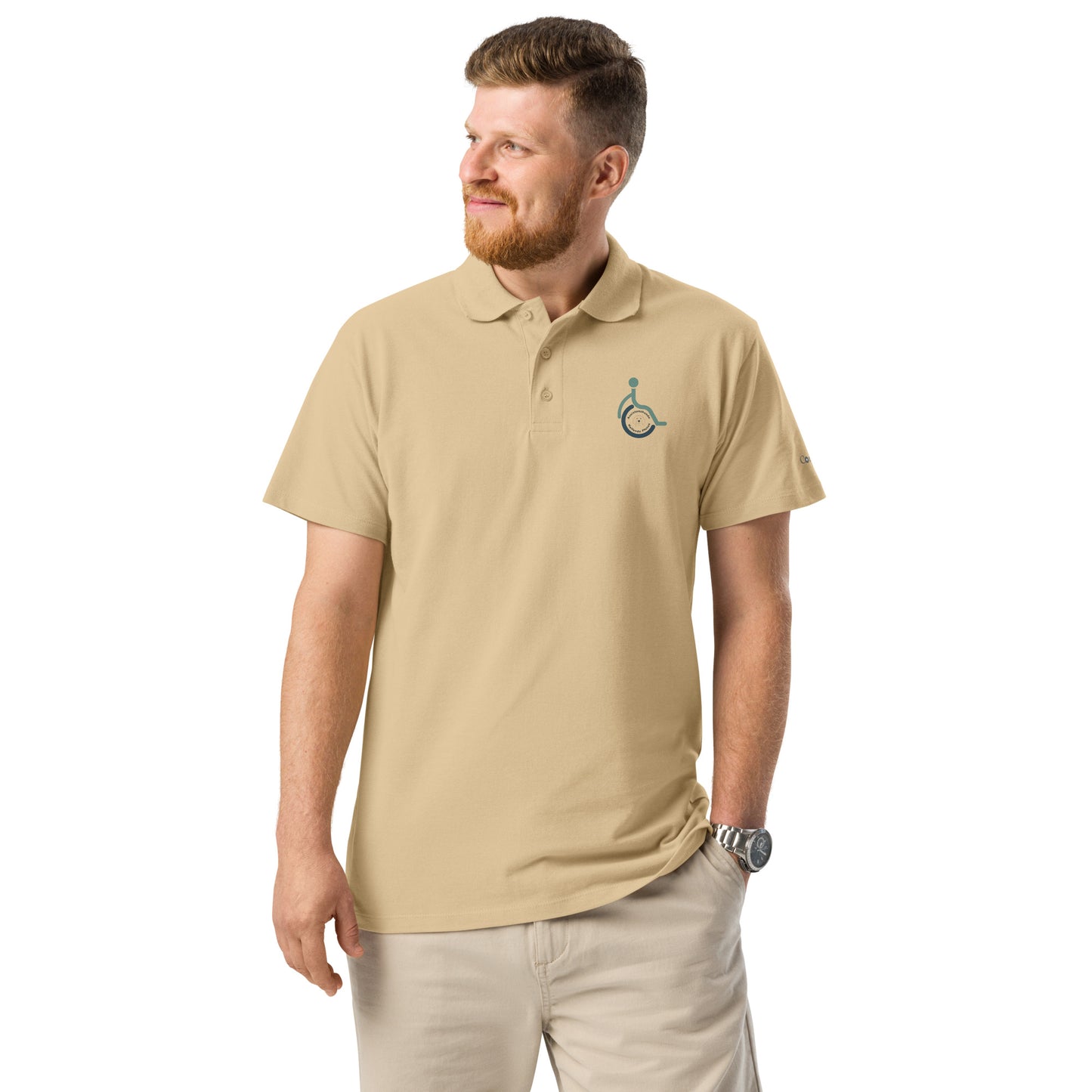 Premium-Piqué-Poloshirt- Helfende Pfoten