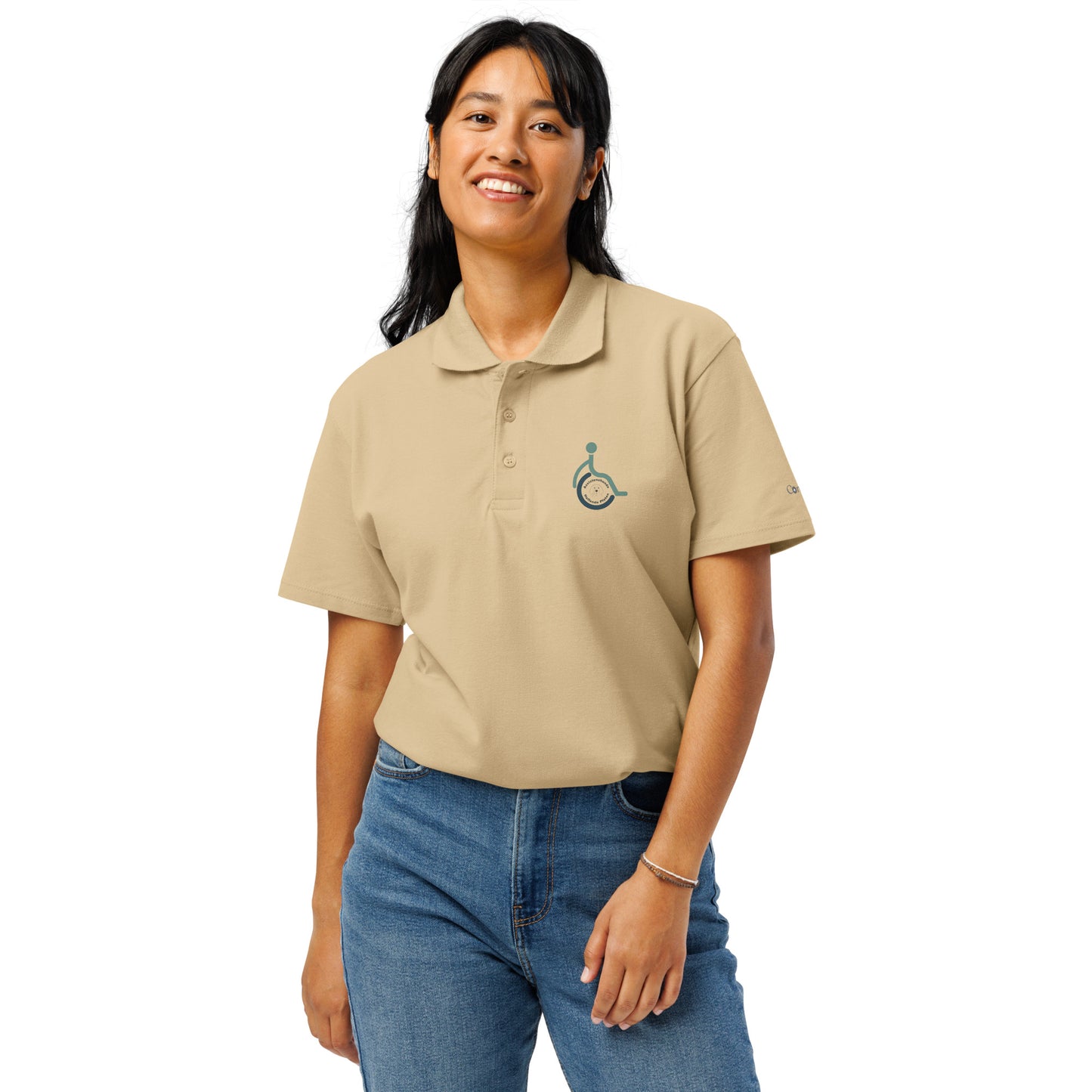 Premium-Piqué-Poloshirt- Helfende Pfoten